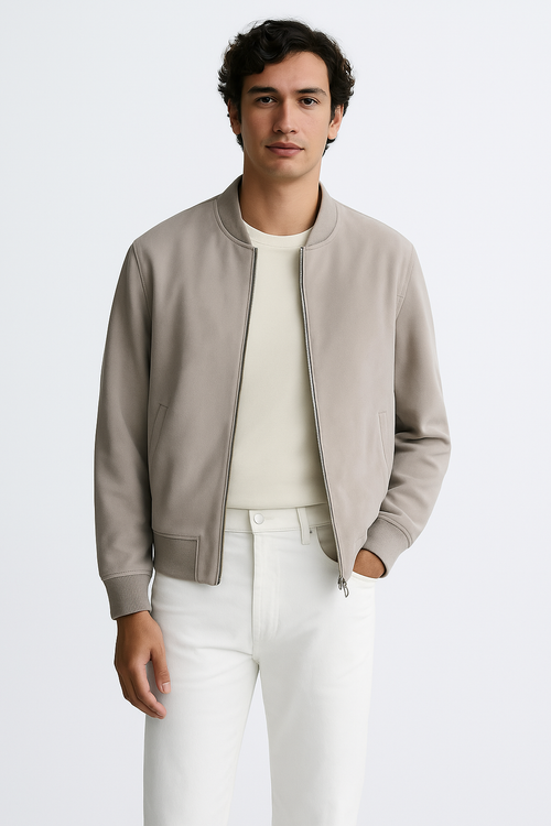 Jaqueta Masculina Elegante Casual Timeless em Algodão e Poliéster Sartong Vasteras®