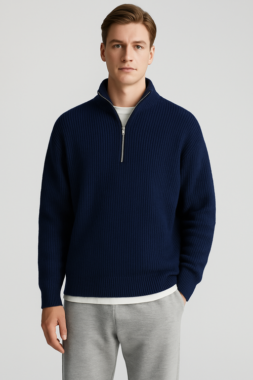 Suéter Masculino Sofisticado Executivo Clássico Casual Sartong Houches®