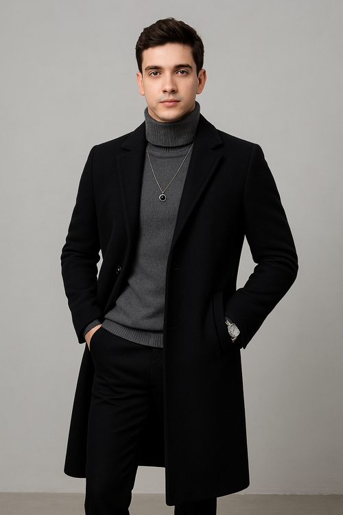 Sobretudo Masculino Clássico Sartong Novi Sadi®