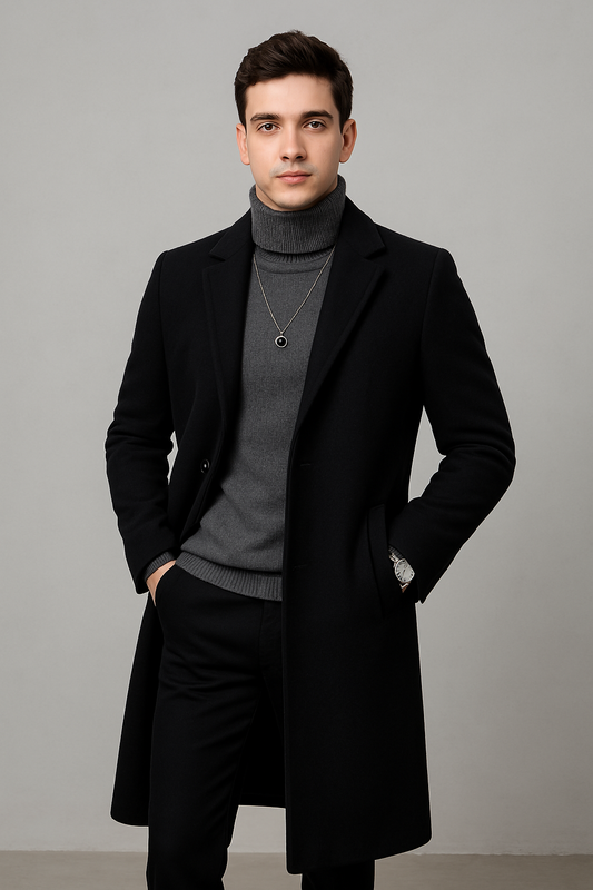 Sobretudo Masculino Clássico Sartong Novi Sadi®