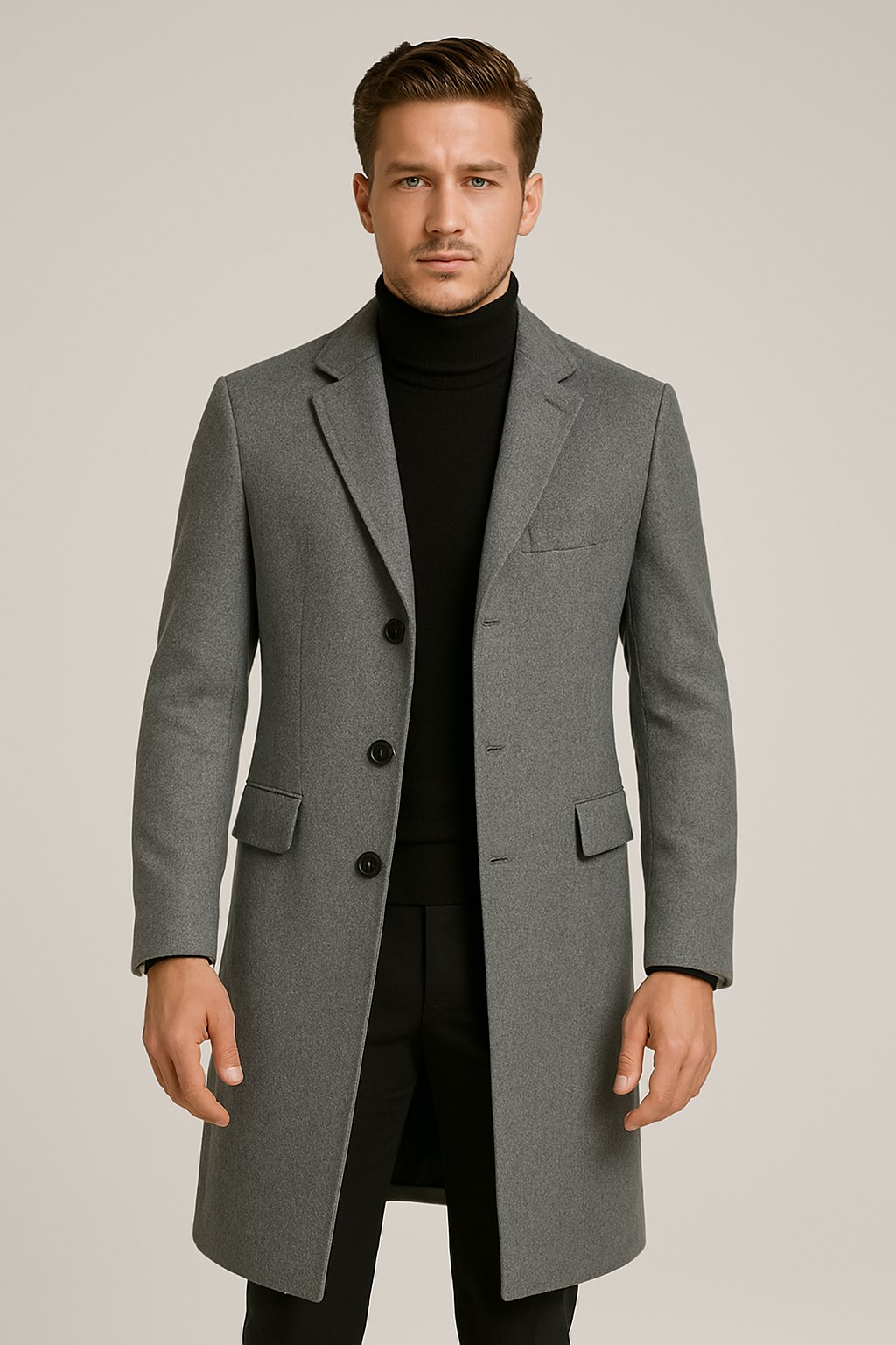 Sobretudo Lã Clássico Sartong Omis®