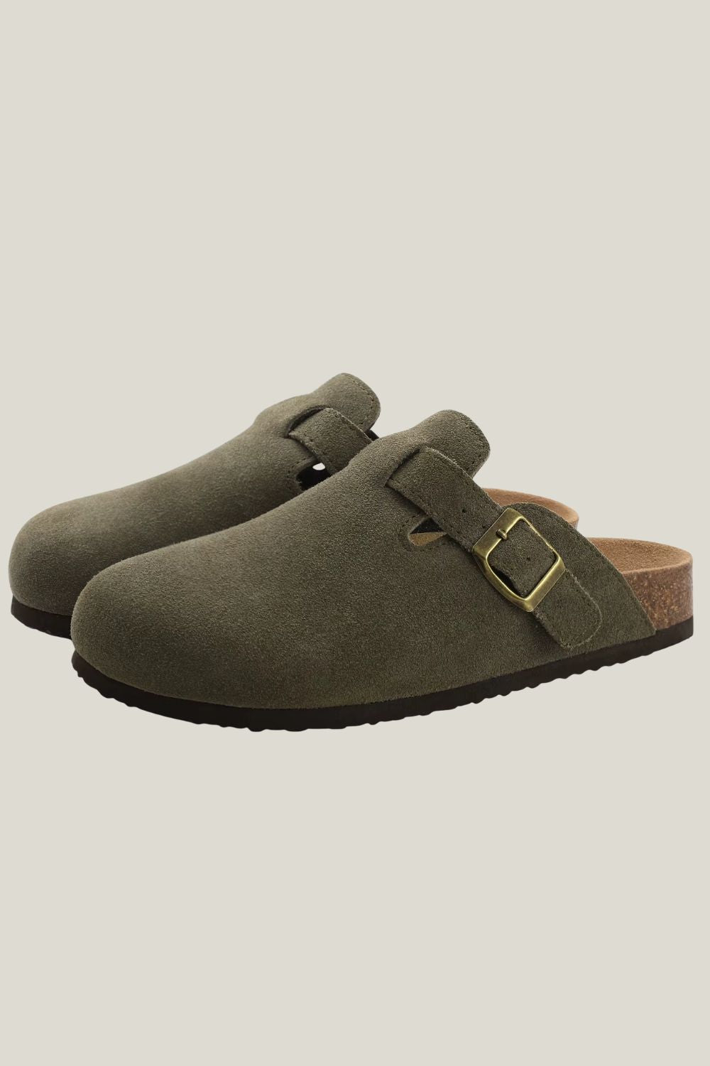 Clog Sartong Ravena Army em verde musgo