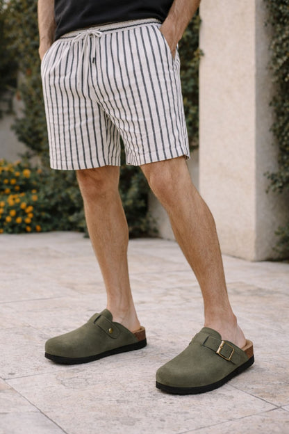 Clog Sartong Ravena Army em verde musgo2