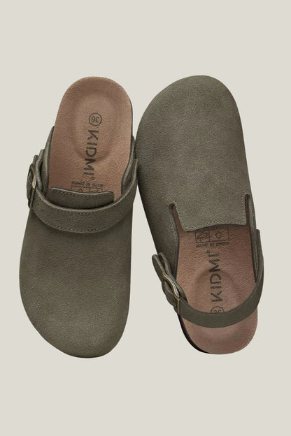 Clog Sartong Ravena Army em verde musgo3