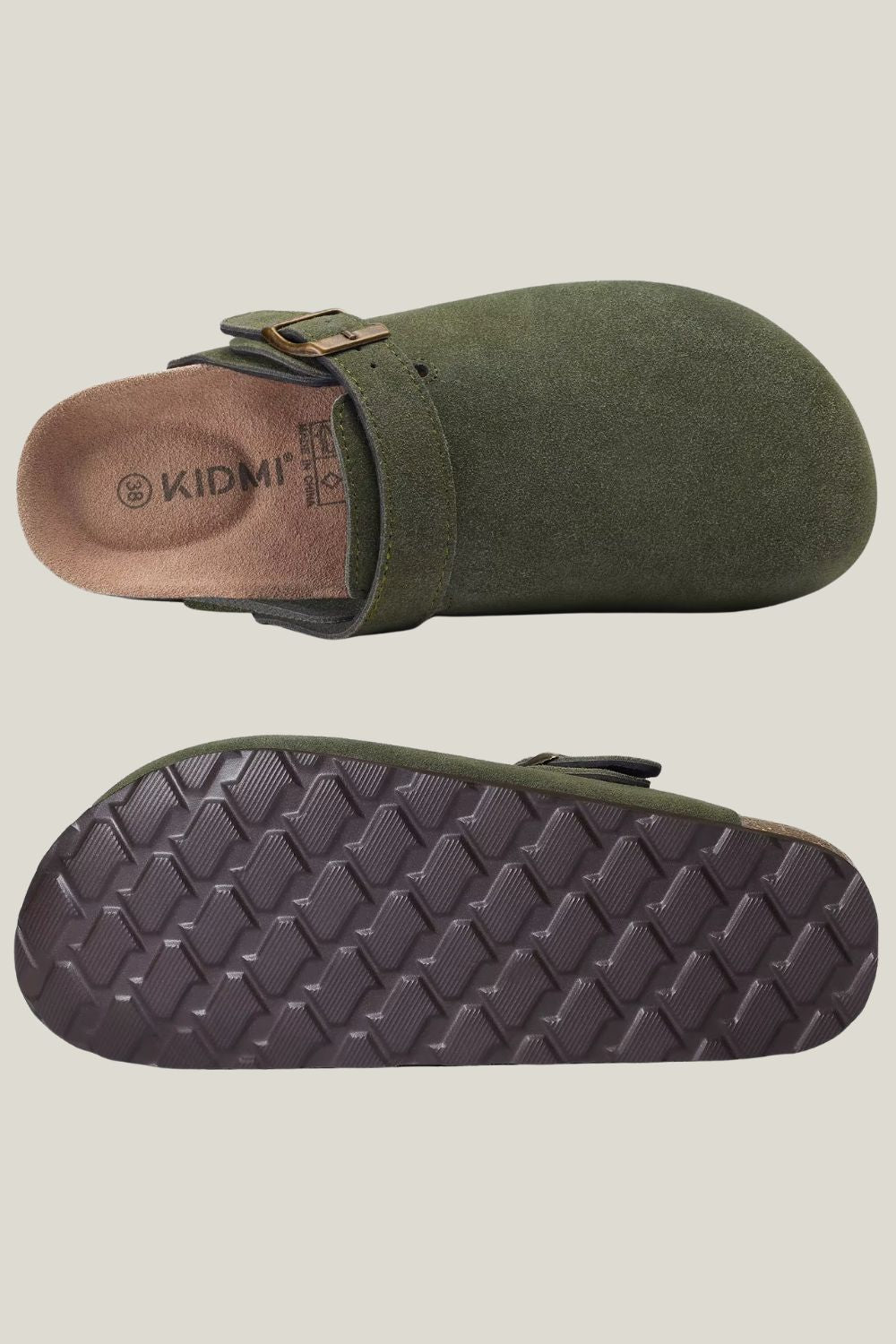 Clog Sartong Ravena Army em verde musgo4