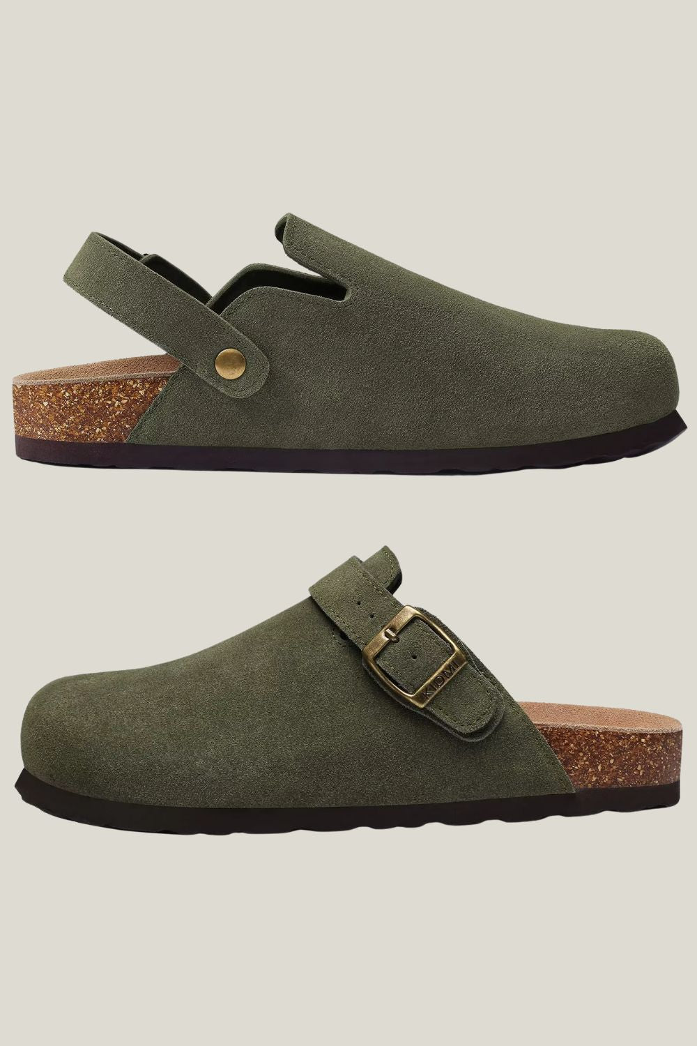 Clog Sartong Ravena Army em verde musgo5