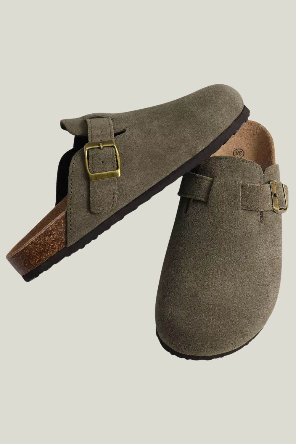 Clog Sartong Ravena Army em verde musgo6