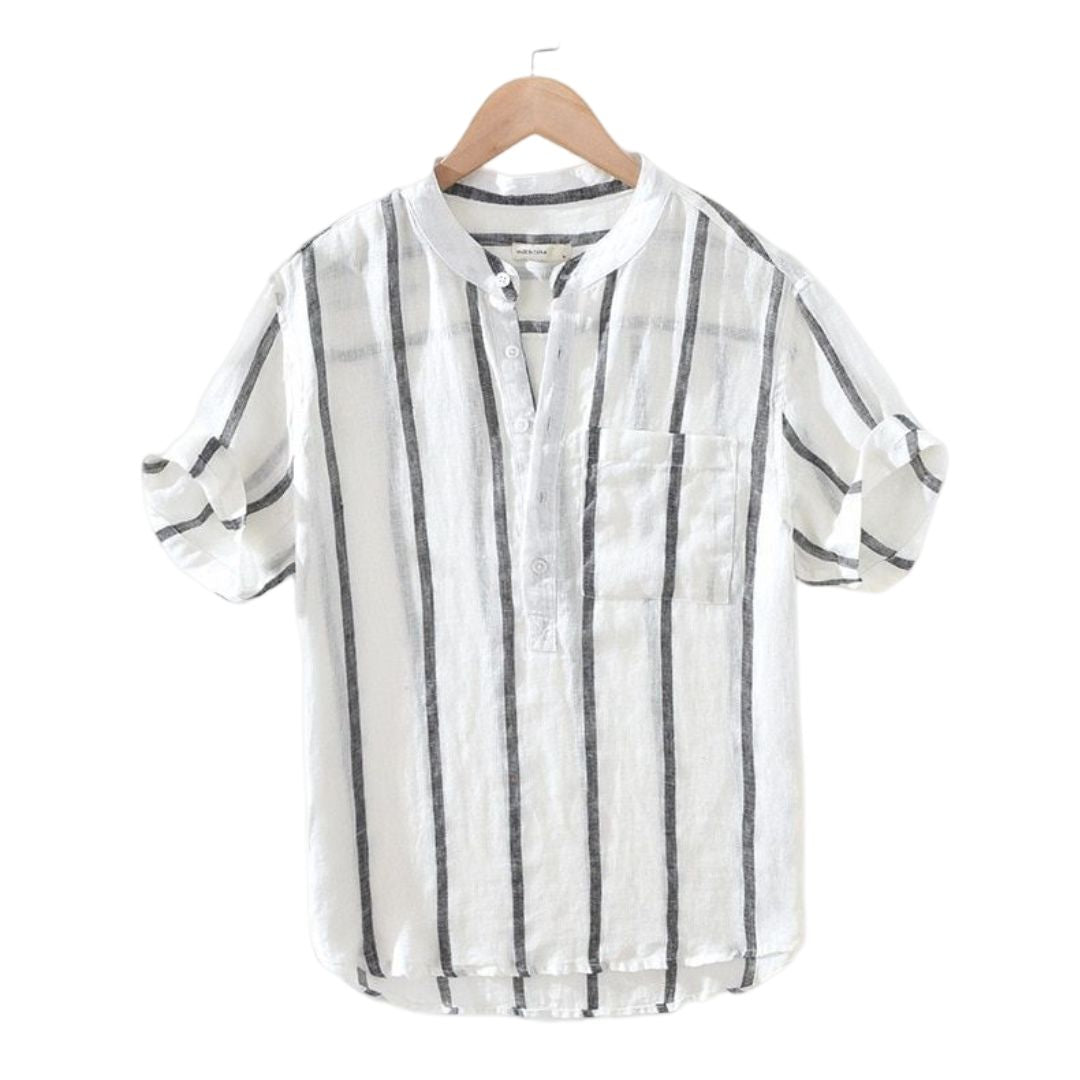 Camisa Social Slim Premium Exclusivo Linho Puro Italiano Sartong San Gordes®