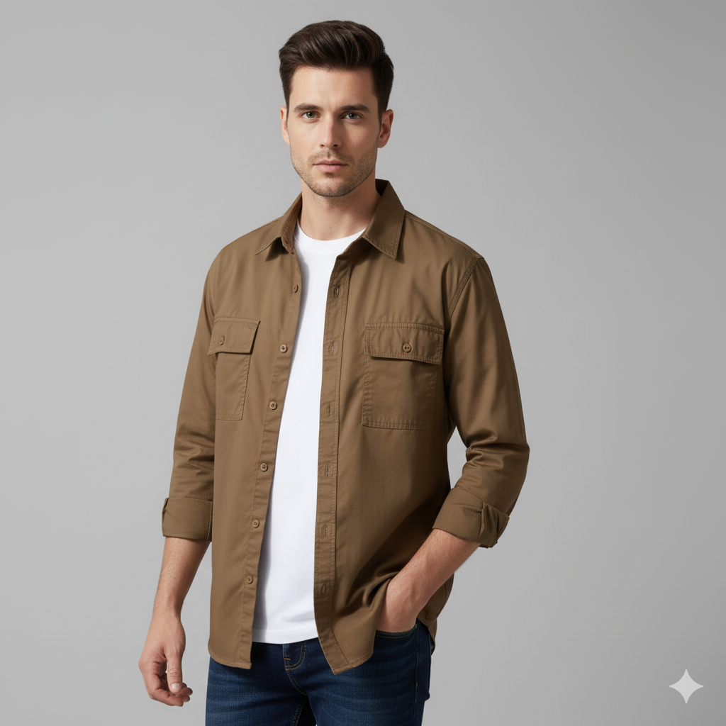 Camisa Masculina Casual Sartong Orléans®