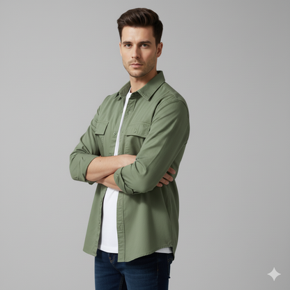 Camisa Masculina Casual Sartong Orléans®