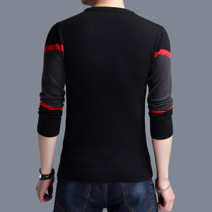 Suéter de Tricô Mercerizado de Algodão Masculino Clássico Sartong Morzine®