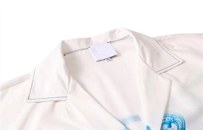 Camisa Casual Elegante Atemporal Sofisticado Solta Sartong Salerno®