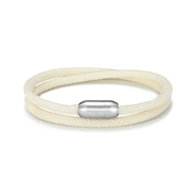 Pulseira Masculina Luxuosa Cordão Metálico Sartong Chioggia®