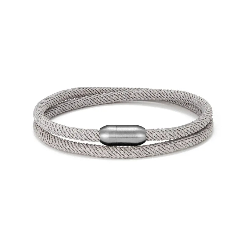 Pulseira Masculina Luxuosa Cordão Metálico Sartong Chioggia®