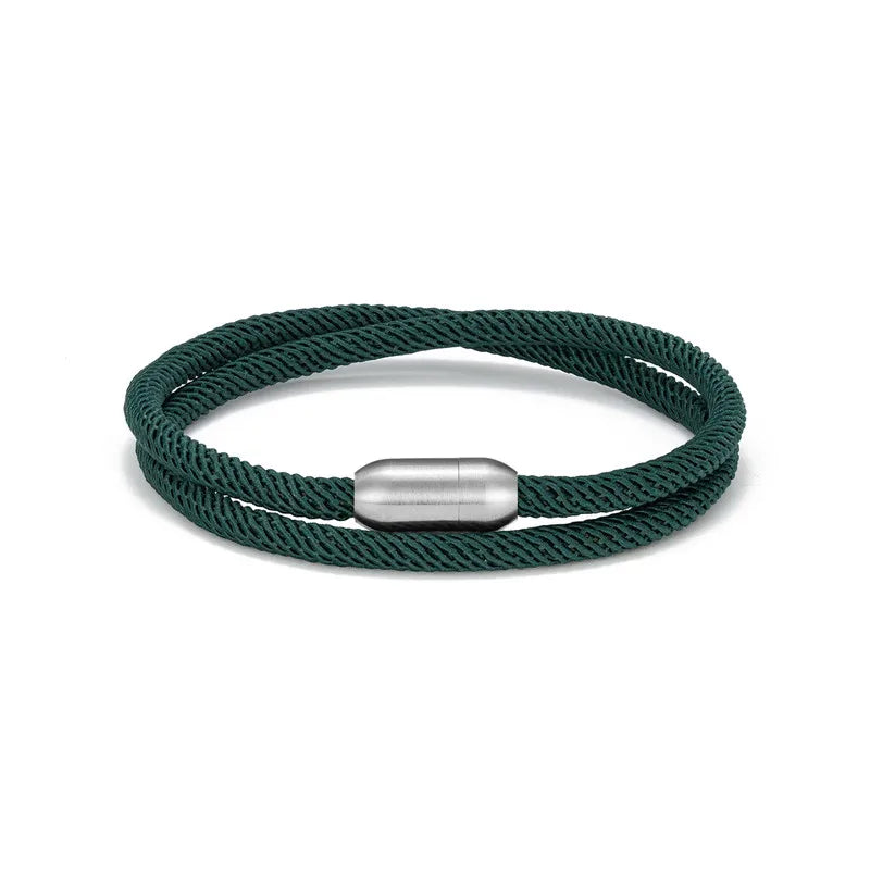 Pulseira Masculina Luxuosa Cordão Metálico Sartong Chioggia®