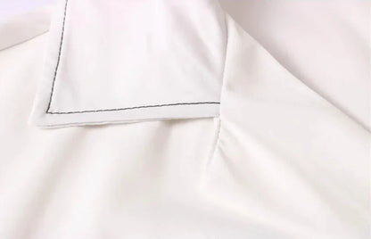 Camisa Casual Elegante Atemporal Sofisticado Solta Sartong Salerno®