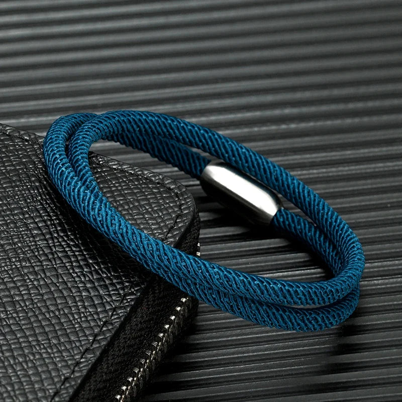 Pulseira Masculina Luxuosa Cordão Metálico Sartong Chioggia®