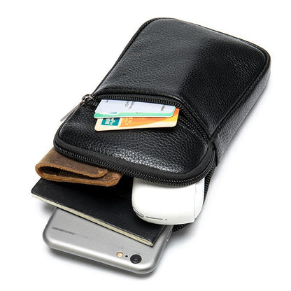 Bolsa de Ombro Masculina de Couro Premium Luxo Sartong Stefano®