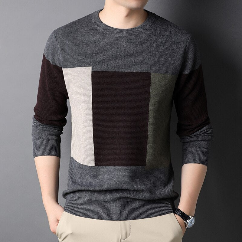 Suéter Masculino Clássico Atemporal Premium Elegante Viscose Elastano Sartong Urbino®