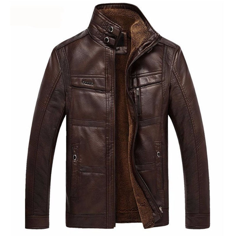 Jaqueta Rachada Couro Sartong Bratislava®