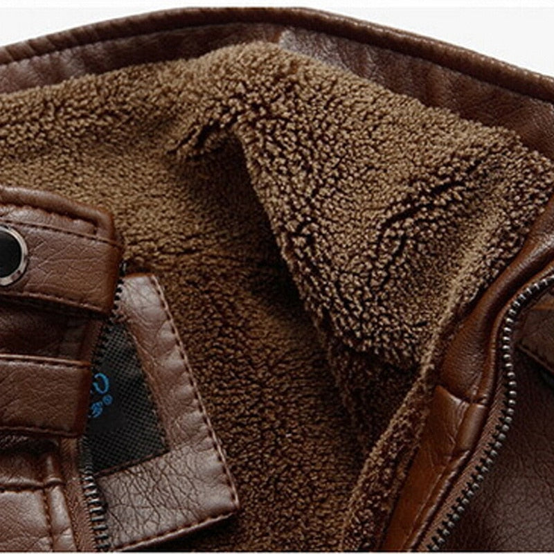 Jaqueta Rachada Couro Sartong Bratislava®