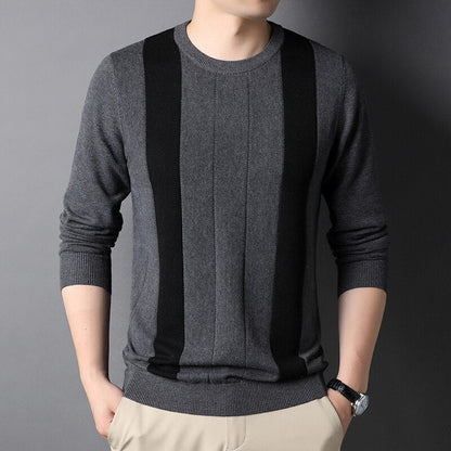 Suéter Premium de Malha Masculino Clássico Atemporal Luxuoso Elegante Sartong Courchevel®