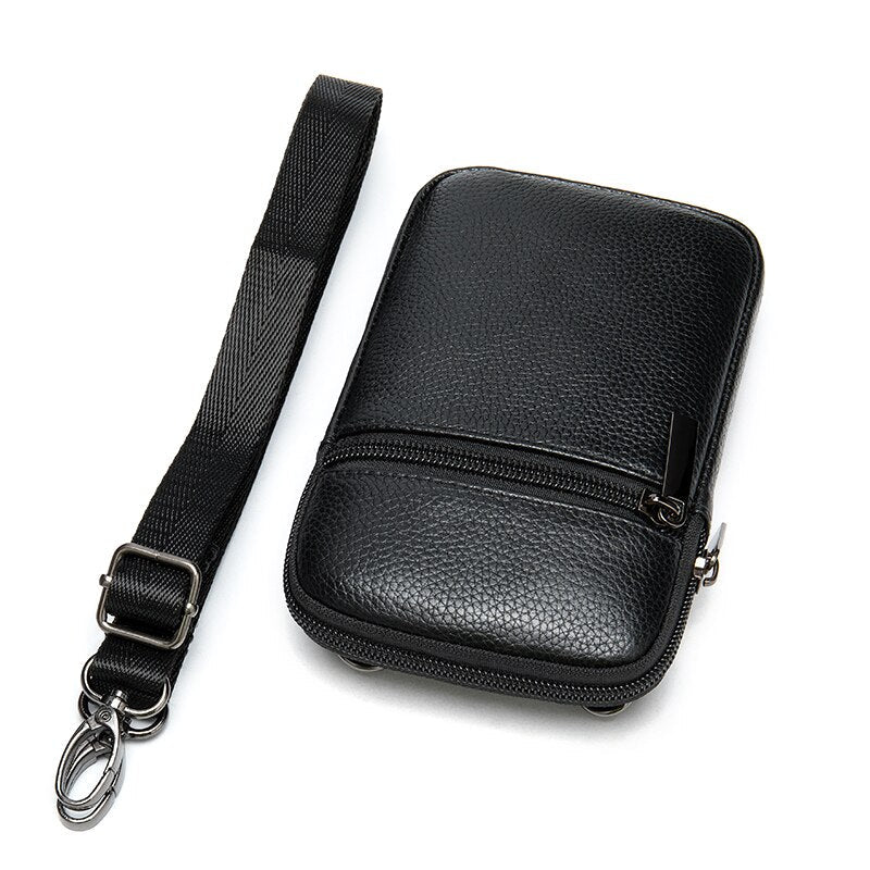 Bolsa de Ombro Masculina de Couro Premium Luxo Sartong Stefano®