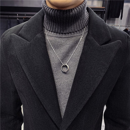 Sobretudo Masculino Clássico Sartong Novi Sadi®