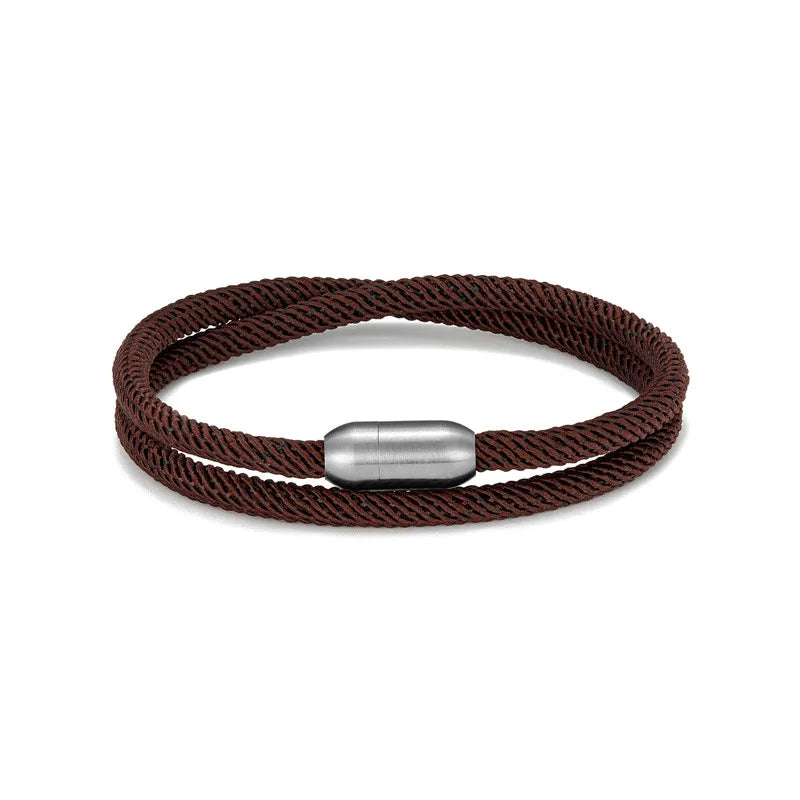 Pulseira Masculina Luxuosa Cordão Metálico Sartong Chioggia®