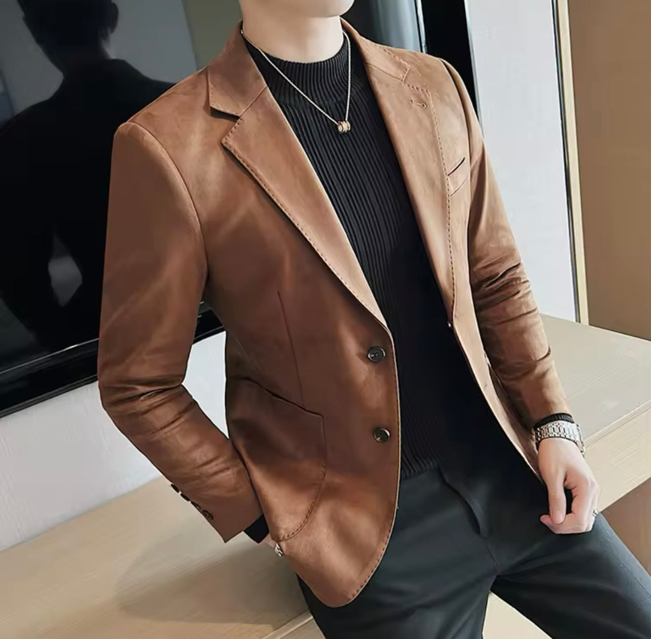 Blazer Slim Camurça Sartong Gdansk®