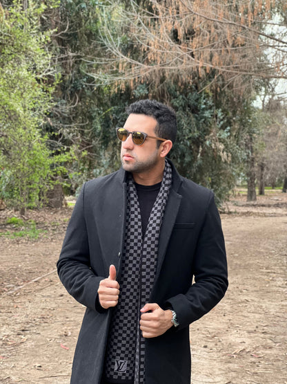 Sobretudo Masculino Sofisticado Elegância Atemporal Sartong Sovana®