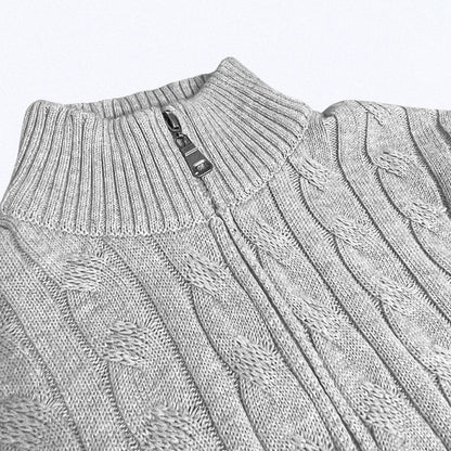 Suéter Masculino Premium Clássico Italiano de Malha Fina Leve e Elegante Sartong Kandersteg®