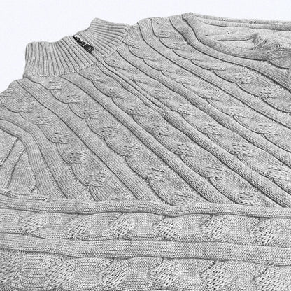 Suéter Masculino Premium Clássico Italiano de Malha Fina Leve e Elegante Sartong Kandersteg®