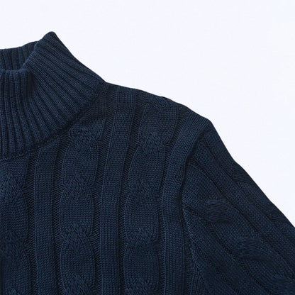 Suéter Masculino Premium Clássico Italiano de Malha Fina Leve e Elegante Sartong Kandersteg®