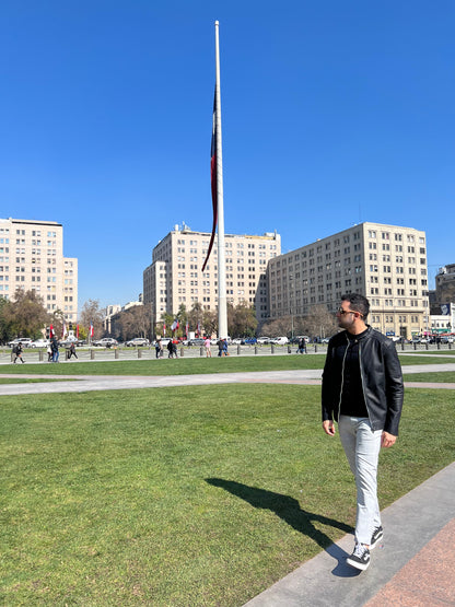 Jaqueta Masculina Luxo Atemporal Exclusiva Couro Ecológico Premium Diferenciado Sartong Riga®