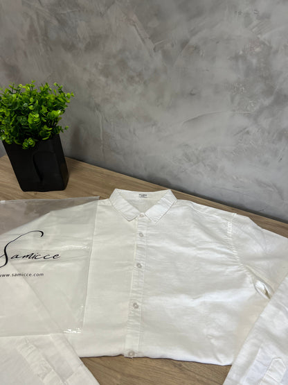 Camisa Social Slim Linho Puro Clássica Alfaiataria Refinada Acabamento Premium Sartong Marselha®