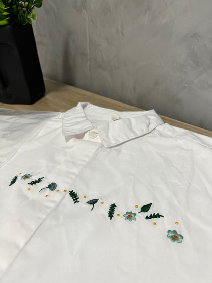 Camisa Casual Refinada Exclusiva Algodão Puro Sartong Reine®