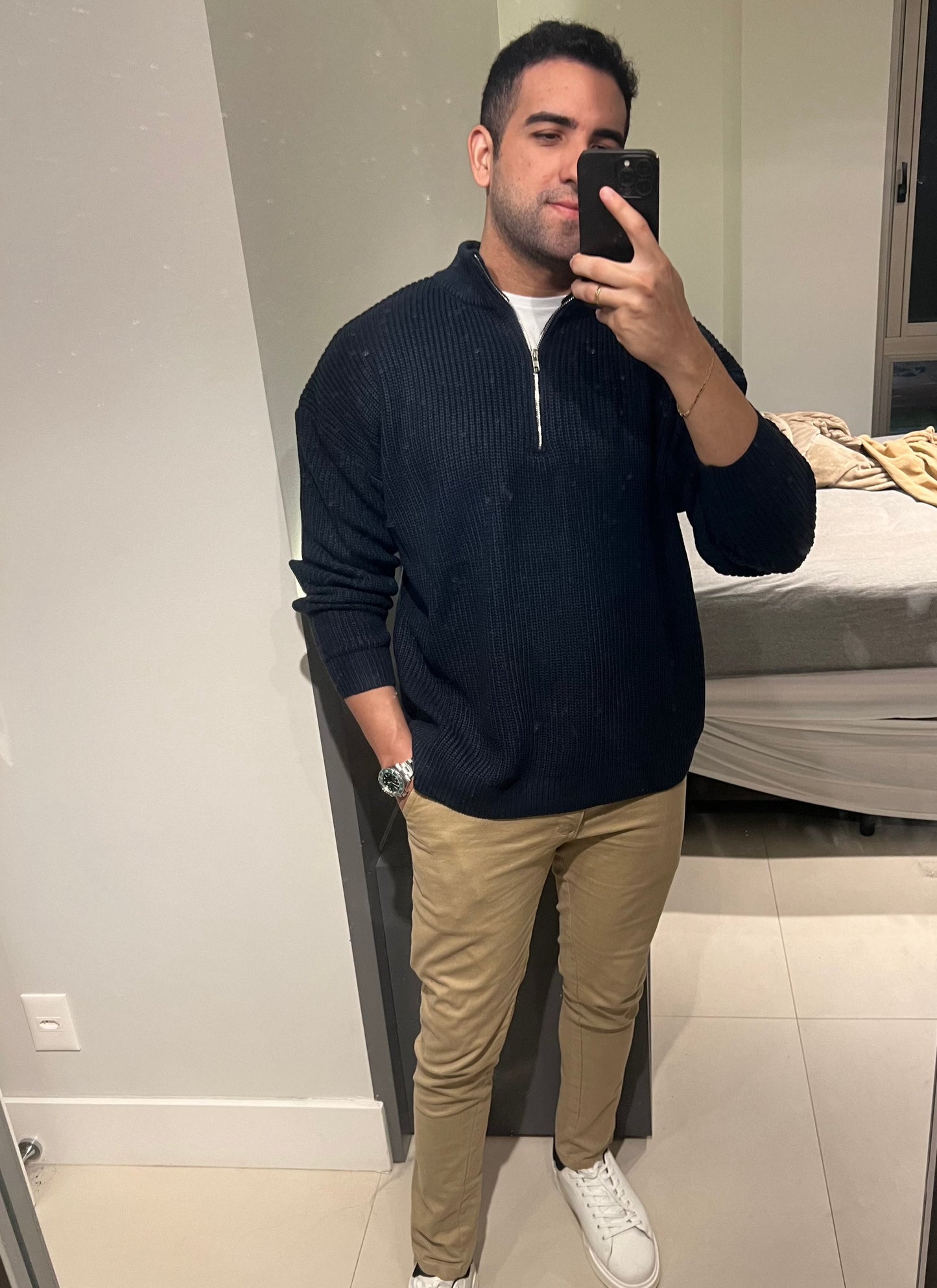 Suéter Masculino Sofisticado Executivo Clássico Casual Sartong Houches®