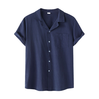 Camisa Casual Elegante Atemporal Algodão Premium Sartong Albufeira®