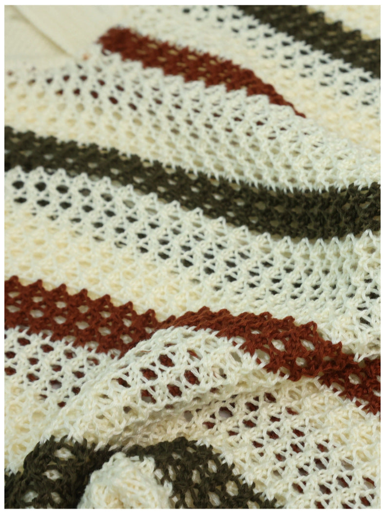 Camisa Crochê Italiano Casual Sofisticado Atemporal Superior Exclusivo Sartong Vieux®