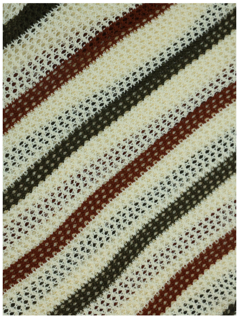 Camisa Crochê Italiano Casual Sofisticado Atemporal Superior Exclusivo Sartong Vieux®