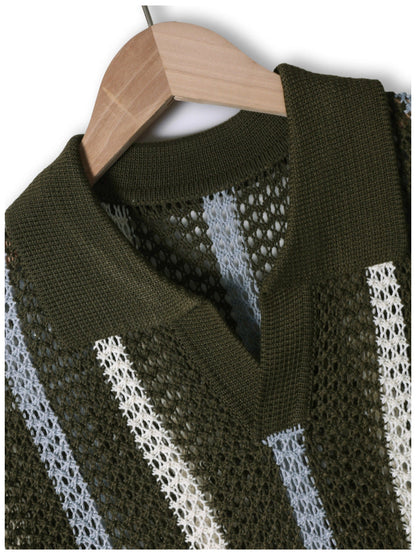 Camisa Crochê Italiano Casual Sofisticado Atemporal Superior Exclusivo Sartong Vieux®