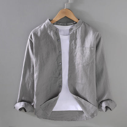 Camisa Social Linho Artesanal Elegante Exclusivo Slim Clássico Premium Sartong Formentor®