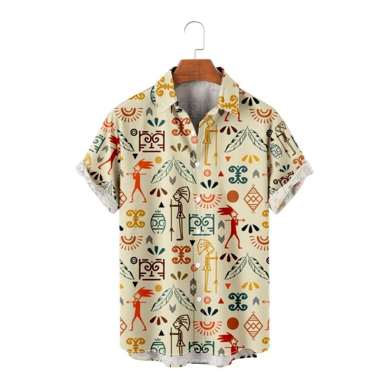 Camisa Casual Sofisticada Extravagante Poliéster Premium Sartong Lagos®