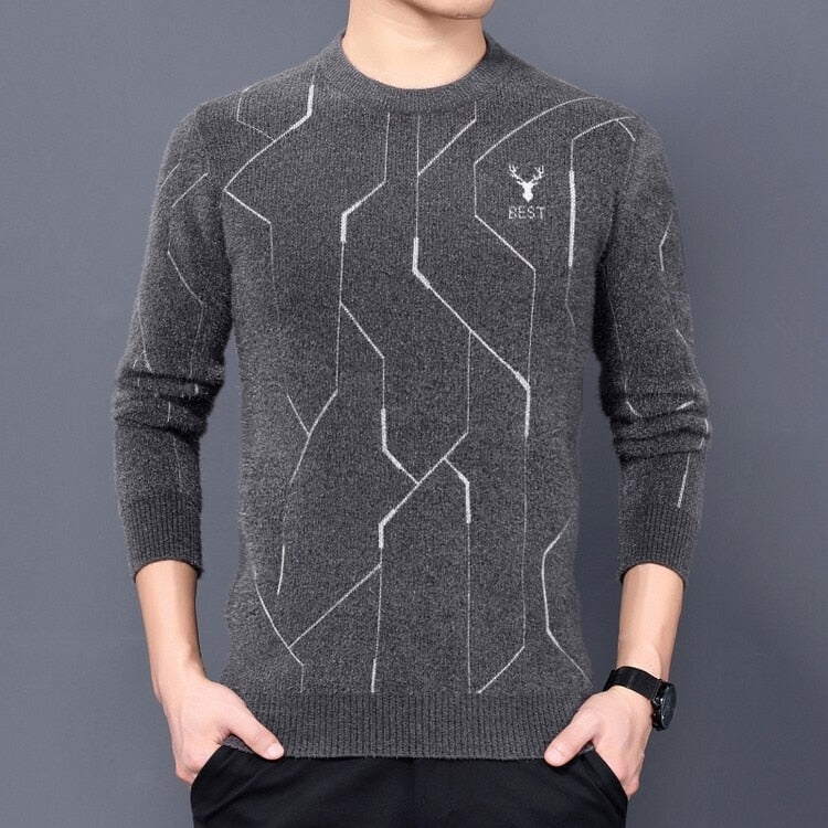 Suéter Masculino Algodão Puro De Alta Qualidade Sartong Samedan®
