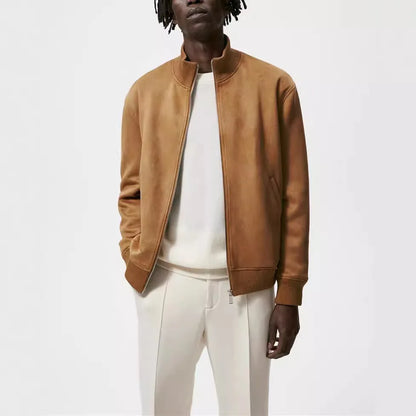 Jaqueta Masculina Elegante Atemporal Luxo Aveludada Premium De Algodão Sartong Cesis®