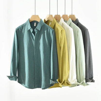 Camisa Casual Linho Sartong Delgada®