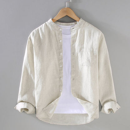 Camisa Social Linho Artesanal Elegante Exclusivo Slim Clássico Premium Sartong Formentor®