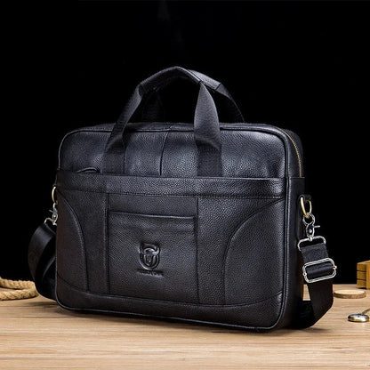 Pasta Luxuosa Em Couro Rachado Portfólio Executivo Masculino Clássico Atemporal Sartong Shkoder®