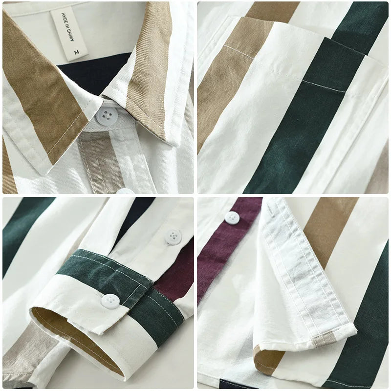 Camisa Casual Algodão Puro Premium Artesanal Conforto Atemporal Sartong San Manchester®